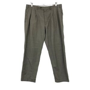 Lauren Ralph Lauren Women’s Houndstooth Dress Pants Vintage Pleated Wool Slacks